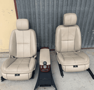 MERCEDE s 221 designo fotel przód  przedni tapicerka drzwi boczek krem 1