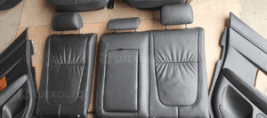 Fotele komplet kanapa skóra elektryczne boczki Jaguar XF X250 12