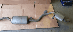 Tłumik środkowy końcowy wydech rura BMW I E81 E87 2.0D 7791919 7791927 6