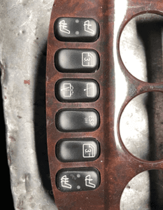 MERCEDES ML 163 panel dekor przełączniki  drewno low range ramka 4