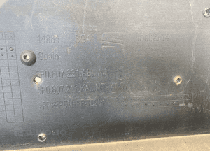 Seat leon 3 iii lift fr zderzak przedni 17- 6