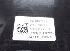 Szyba czołowa skoda scala 657845011K 12