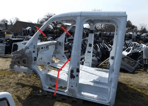 Kabina dubel dubelkabina karoseria mercedes sprinter W906 2006 2