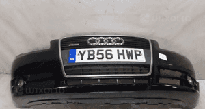 Zderzak przód przedni do audi A4 B7 s-line  halogeny LX9B czarny 1