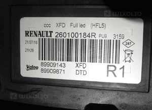 PRZETWORNICA Renault TALISMAN 260100184R A2C906658 2