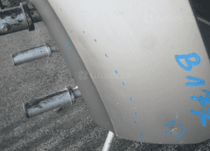 Błotnik przedni przód prawy peugeot 208 i 1 2012-2019 9