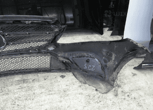 Mercedes c klasa W205 205 lift z grilem cały zderzak przedni 6
