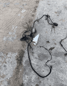 MERCEDES A 169 B 245wiązka elektryczna z fartucha do lamp lewa prawa kostka abs 2