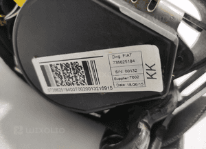 Pas bezpieczeństwa prawy przód pasażera fiat doblo ii 735625184 2015-2019 4