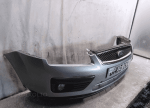 Zderzak przód przedni ford focus MK.2 2 ii 03 srebrny halogeny 3