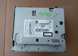 Opel Astra J 4 radio CD 400 wyświetlacz 5