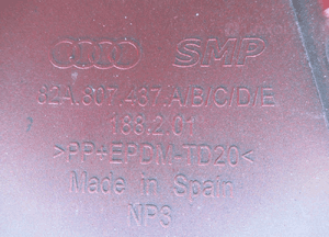 Zderzak przedni przód audi A1 ii 82A 82A807437A 2018 20