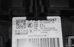 Przełącznik zespolony pod kierownicę CITROEN PEUGEOT 96759252XT 2