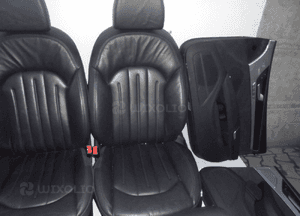 Fotele siedzenia skóra boczki komplet audi A8 D4 6