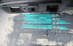 Mercedes vito W447 lift 2019- zderzak tył tylny A4478807802 12