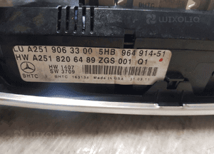 Mercedes ml W164 W251 panel klimatyzacji awaryjnych A2519063300 3