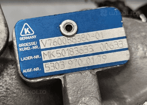 TURBOSPRĘŻARKA TURBINA Citroen C5 III X7 Peugeot 1,6 THP V760088380-01 4
