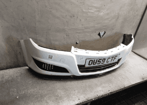 @ ZDERZAK PRZÓD PRZEDNI OPEL ASTRA H 3 III LIFT FL Z40R Y474 BIAŁY 3