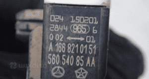 Czujnik uderzeniowy mercedes W176  A1668210151 / 56054085AA 3