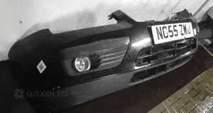 Zderzak przód przedni do ford focus MK2 ii halogeny kod kolor F3 czarny 4