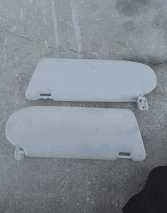 MERCEDES CL 215 skóra   konsola deska kokpit jasna szara 5