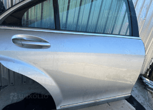 MERCEDES s 221 drzwi tyl zamek long prawe srebrne 775 4
