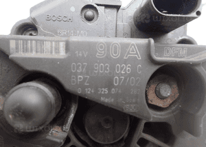 ALTERNATOR AUDI A2 1.4 BENZYNA 037903026C RADOM 4
