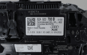 Licznik virtual zegary lcd audi A1 82A 82A920700B 5