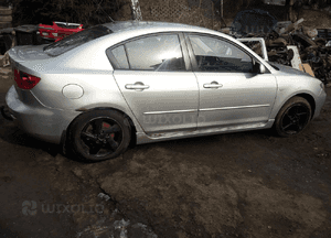 Mazda 3 BK 03-09 drzwi lewy przód tył  sedan szyba tył tylne lewe w kolor 27B szyba lampa 3