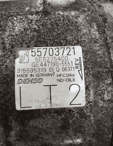Sprężarka klimatyzacji opel corsa d 55703721 2