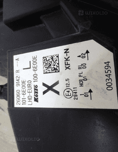 Lampa przednia lewa nissan townstar 260609142R 9