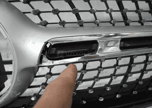 Mercedes cla 247 amg diamond bdb grill atrapa 4