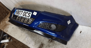 Zderzak przód przedni opel astra h 3 iii lift fl halogeny Z21B granat granatowy 3