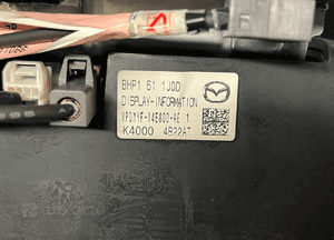MAZDA 3 BM WYŚWIETLACZ NAWIGACJI EKRAN BHP1611JOD BHS3669C0K 6