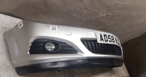 Zderzak przód przedni do opel astra h 3 iii gtc Z157 srebrny halogeny 4