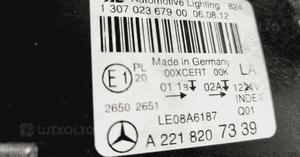 Reflektor lewy xenon mercedes s-klasa 221 lift europa 5