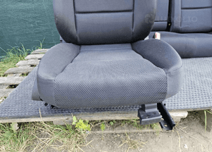 Fotele Fotel Kanapa Skladana Welur Czarny Soul Podlokietnik Audi A4 B6 Sedan Kombi Komplet 17