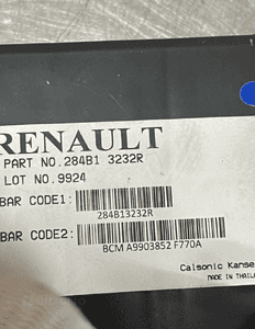 MODUL STEROWNIK RENAULT 284B13232R ORG FV 2