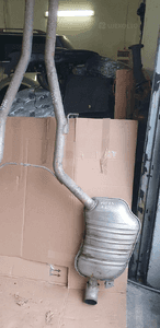 Tłumik końcowy wydech tłumiki Audi A8 D3 4.2 TDI 4E0253611AE 4E0253612M 3