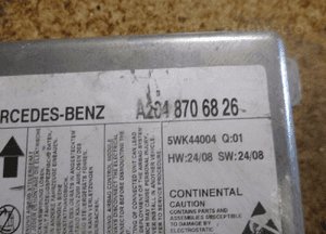 MODUŁ AIR BAG MERCEDES C KLASA W204 A2048706826 2