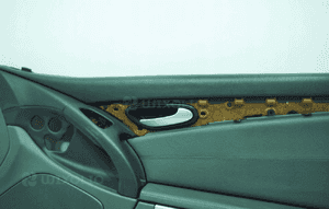 Tapicerka prawa drzwi kolor 201A black antacite mercedes sl R230 5