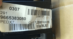 Citroen C5 III X7 pedał sprzęgła hamulca 9666945280 9665383080 6