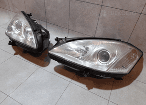 Mercedes W221 lampa prawa przed lift oryginał igła 3