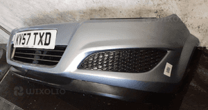 Zderzak przód przedni do opel astra h 3 iii lift fl Z163 szary 3