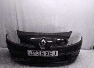 Zderzak przód przedni do renault clio iii 3 NV676 czarny halogeny 1