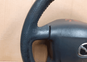 #KIEROWNICA MAZDA PREMACY 99-01 MULTI MULTIFUNKCJA CZARNA SKÓRA SKÓRZANA (Lok. 253) PODUSZKA AIR BAG 2