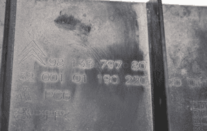 Wzmocnienie górne Citroen C3 3