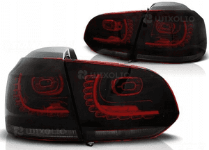 Lampy Tylne DIODOWE VW GOLF 6 VI 08-12 RED SMOKE 2