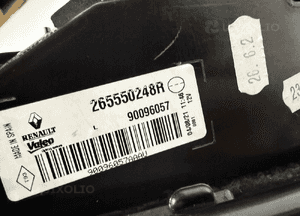 Lampa tyl tylna lewa renault megane iv 4 hb 265550248R nowka oryginalna 6