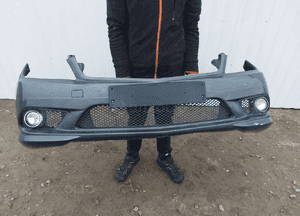 MERCEDES C-KLASA W204 AMG PDC ZDERZAK PRZÓD PRZEDNI KOMPLETNY 1